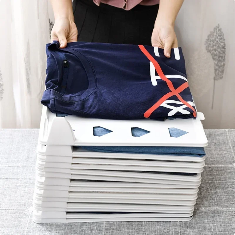 Folding Clothes Organizer Stackable T Shirt Folding Board Shirt Organizer Clothing Dividers Wardrobe Organizer Clothes Storage