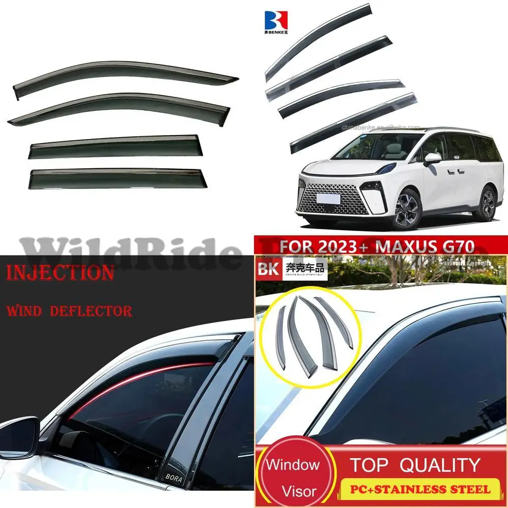 

1 set For Car Wind Deflectors Maxus G70 2023 Windshield Rain Visor Rain Guard Door Visor
