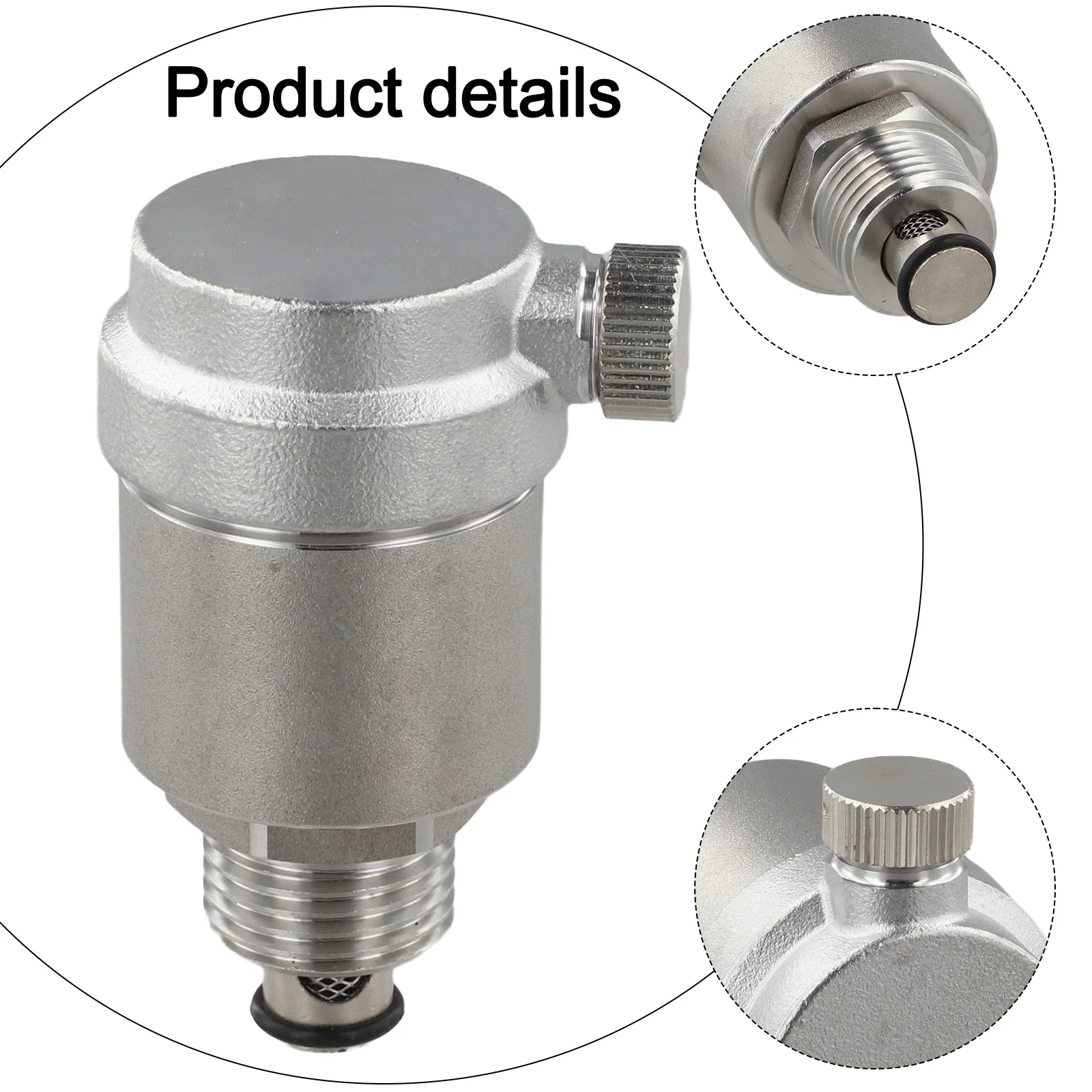 

Заостренный автоматический выпускной клапан из нержавеющей стали, вертикальный клапан для нагрева водопроводной воды, остроконечный автоматический выпускной клапан из нержавеющей стали