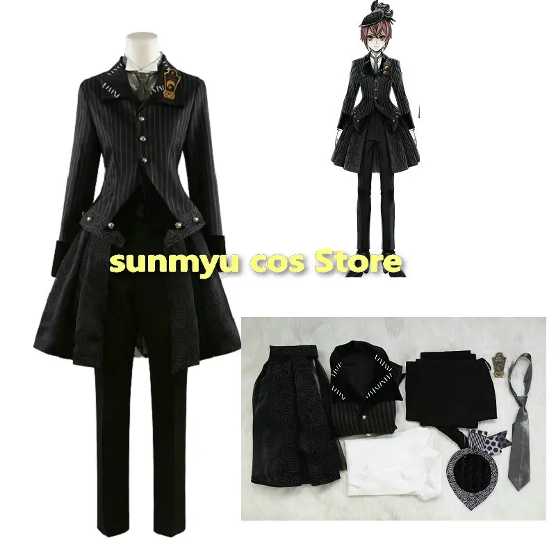 

Twisted косплей Wonderland косплей 2024, Хэллоуин загадка косплей костюм нестандартного размера