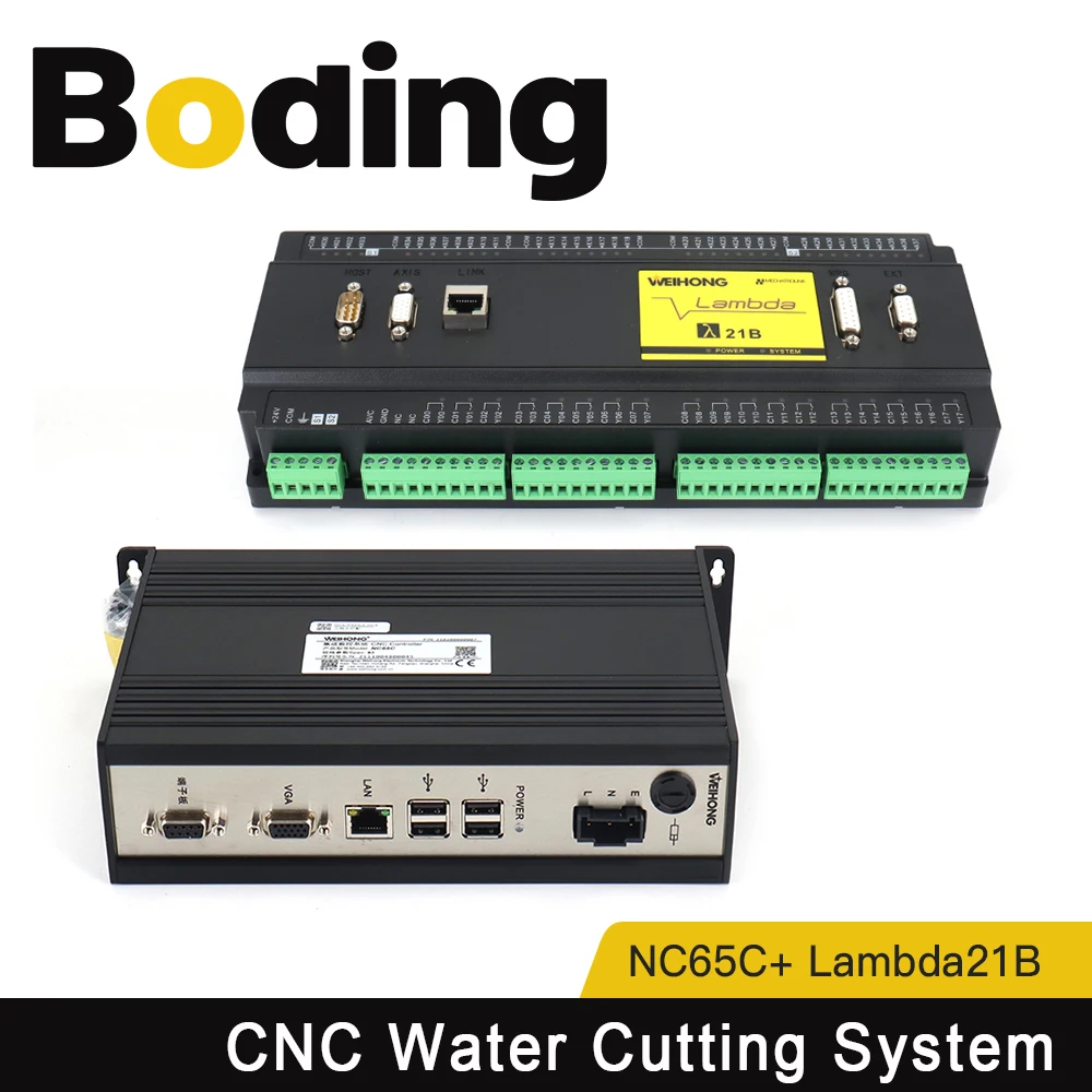 

BODING WeiHong Bus CNC Water Cutting Control System Lambda21B+NC65C for CNC High Pressure Waterjet Cutter