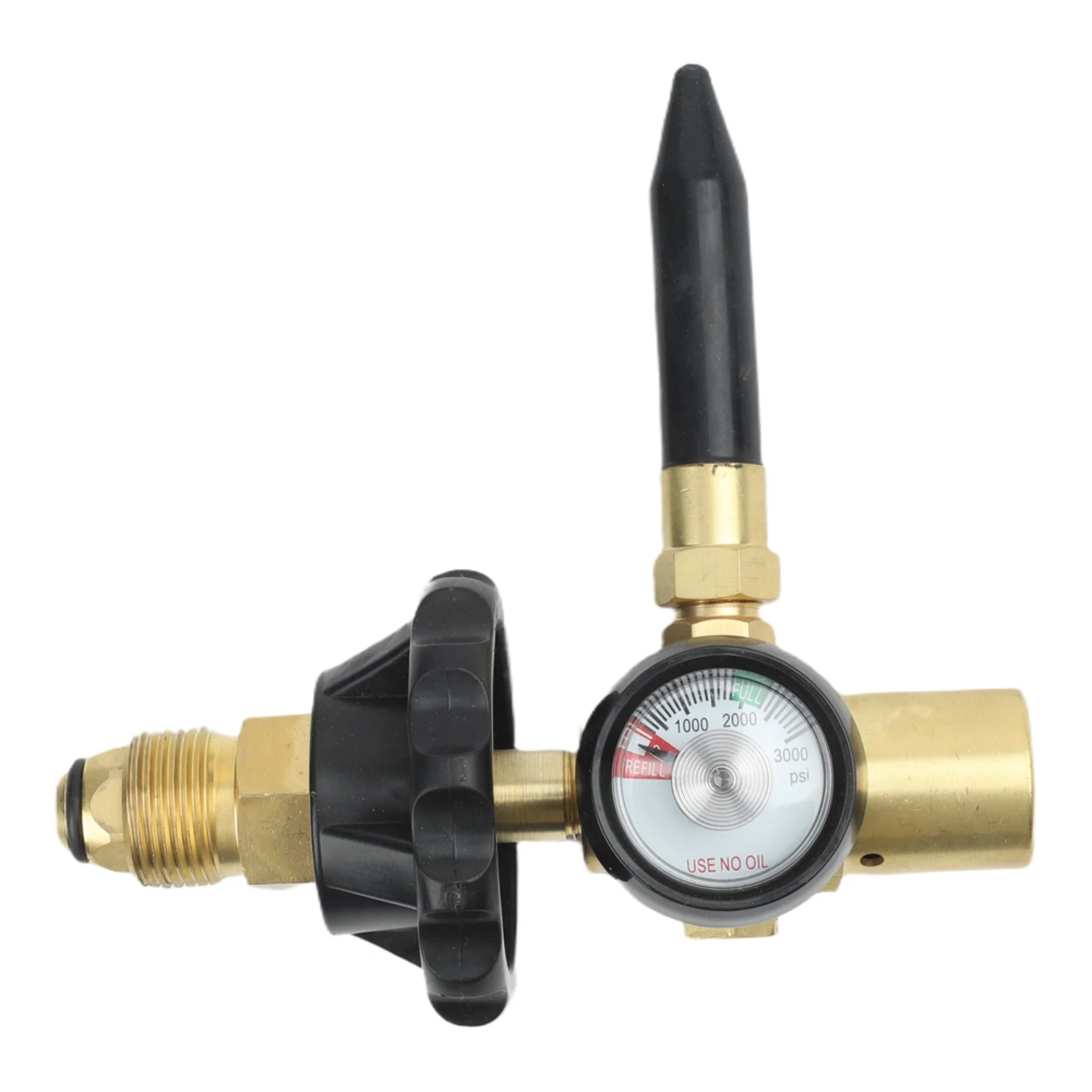 CGA580 And G5/8 Threaded Helium Pressure Regulators. For Gas Filling Equipment, Rated Outlet Pressure: 1 MPa, Brass Construction