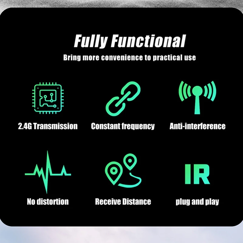 نظام الميكروفون اللاسلكي 2.4G نظام الميكروفون اللاسلكي XLR محول الميكروفون محول UHF الارسال التلقائي