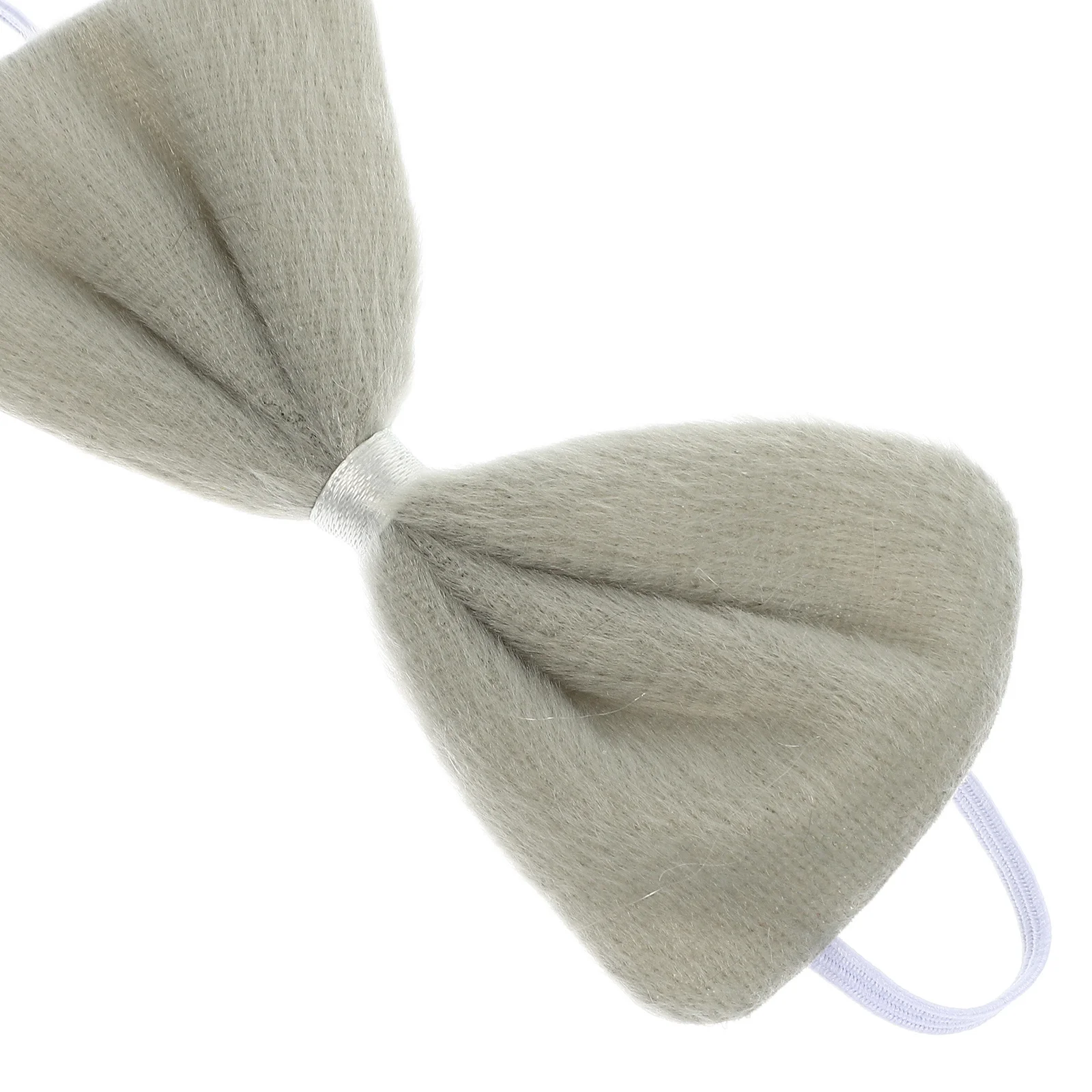 2 conjuntos de suprimentos para fantasia de mouse, faixa de cabeça, gravata borboleta, conjunto de cauda para crianças, meninas, cosplay, festa, evento, elegante, vestível, todos os tipos de cabelo