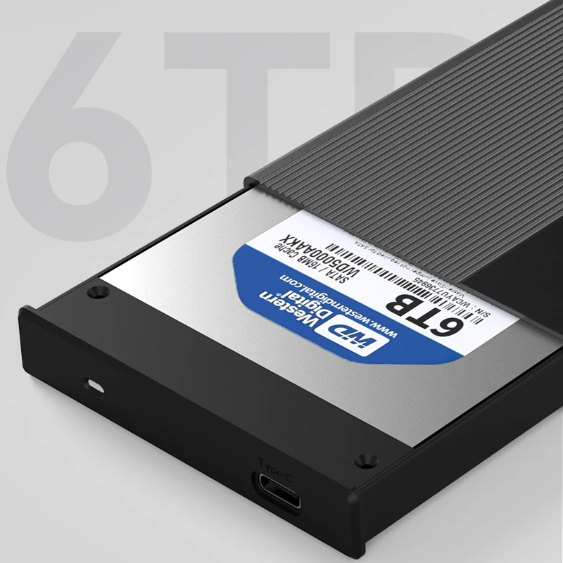 Blueendless USB3.0 HDD Hard Drive HDD Case Sata Case Aluminum 2.5
