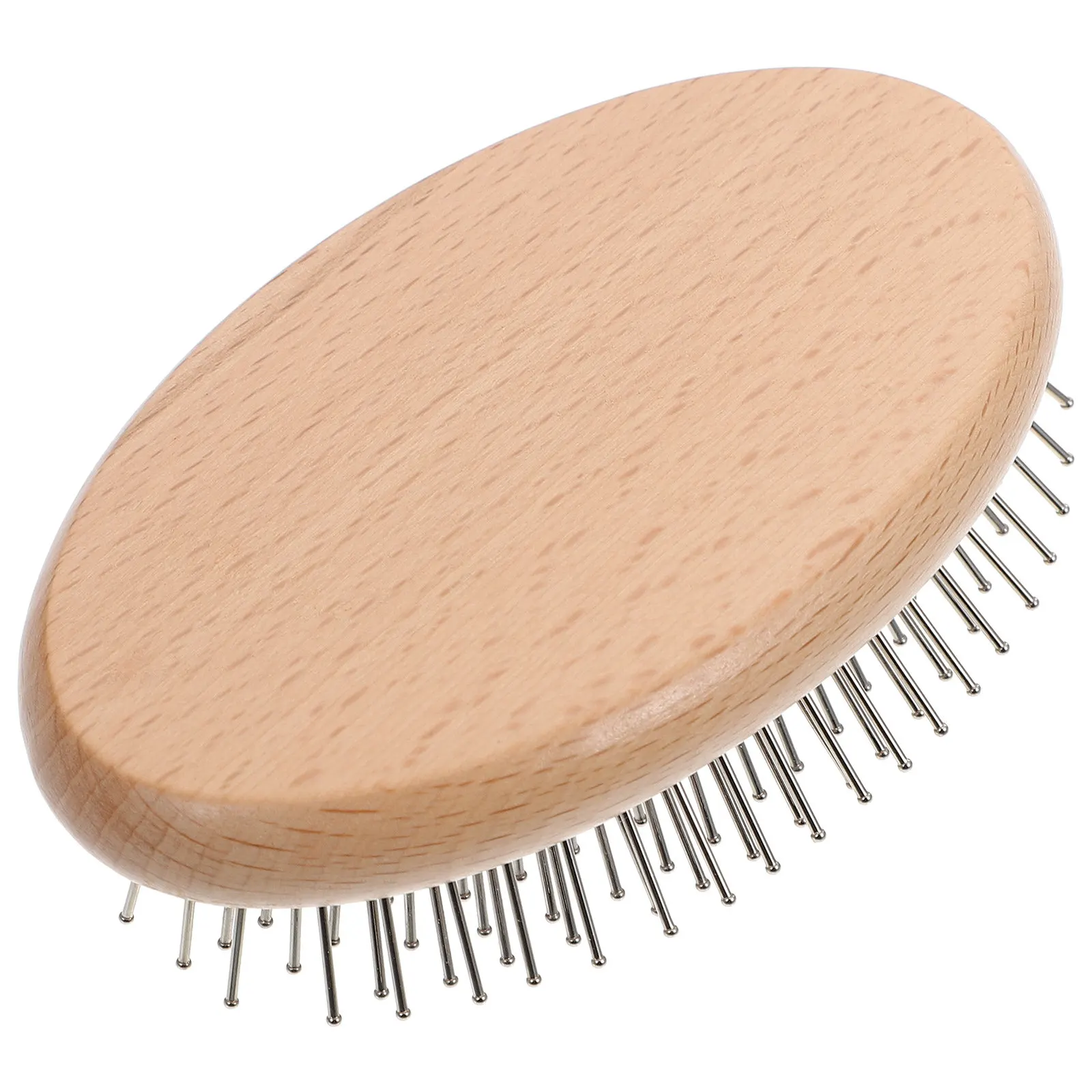 Airbag Comb Premium Material Large Round Tips Scalp Massage Detangling Hair Brush Wooden Comb for Women Portable Anti-Static