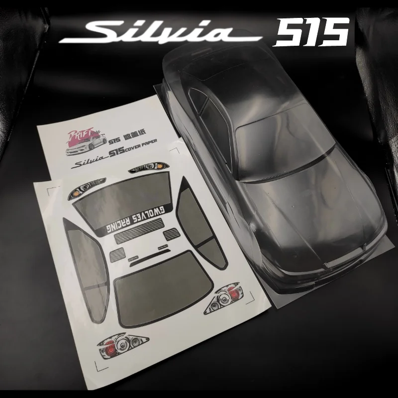 1-10-rc-drift-racing-car-body-shell-for-nissan-s15-nismo-190mm-width-260mm-wheelbase-pvc-thick-transparent-rc-model-parts