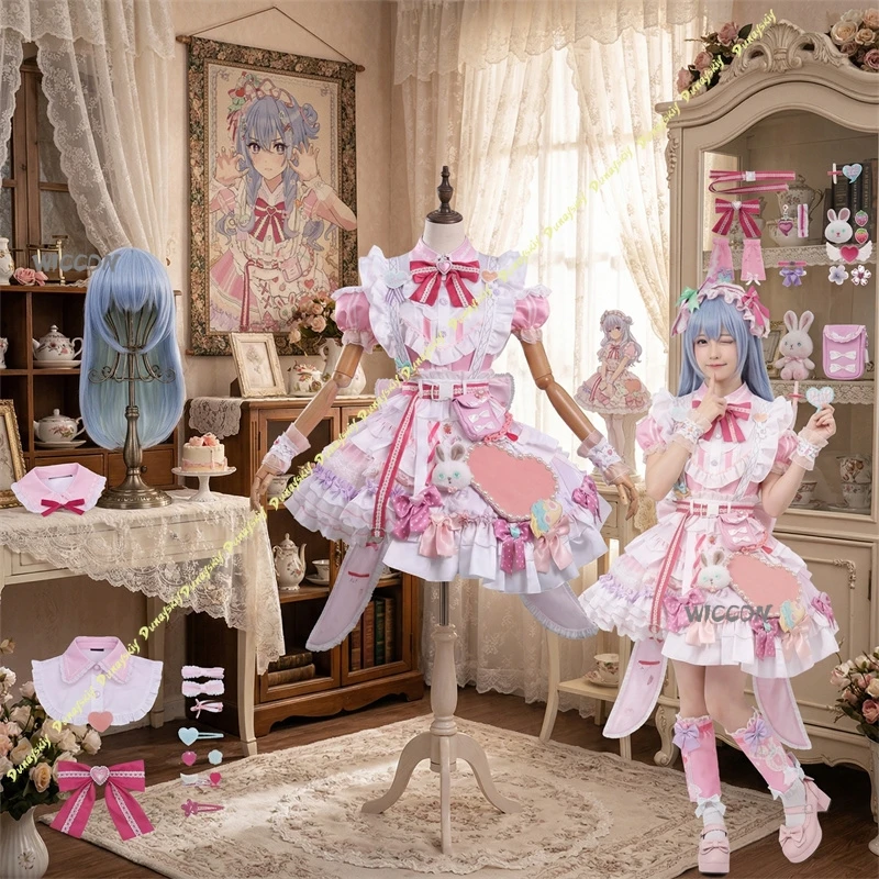 

THE IDOLM@STER SHINY COLORS Hana Suzuki Stage Performance Costume High Quality Set With Clothes,Wigs Hallowen Play Role Clothes