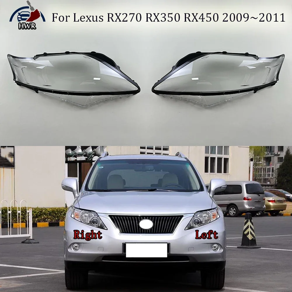 

Car Accessories Headlight Shell Headlamp Transparent Lampshade Cover Lens Plexiglass For Lexus RX270 RX350 RX450 2009 2010 2011