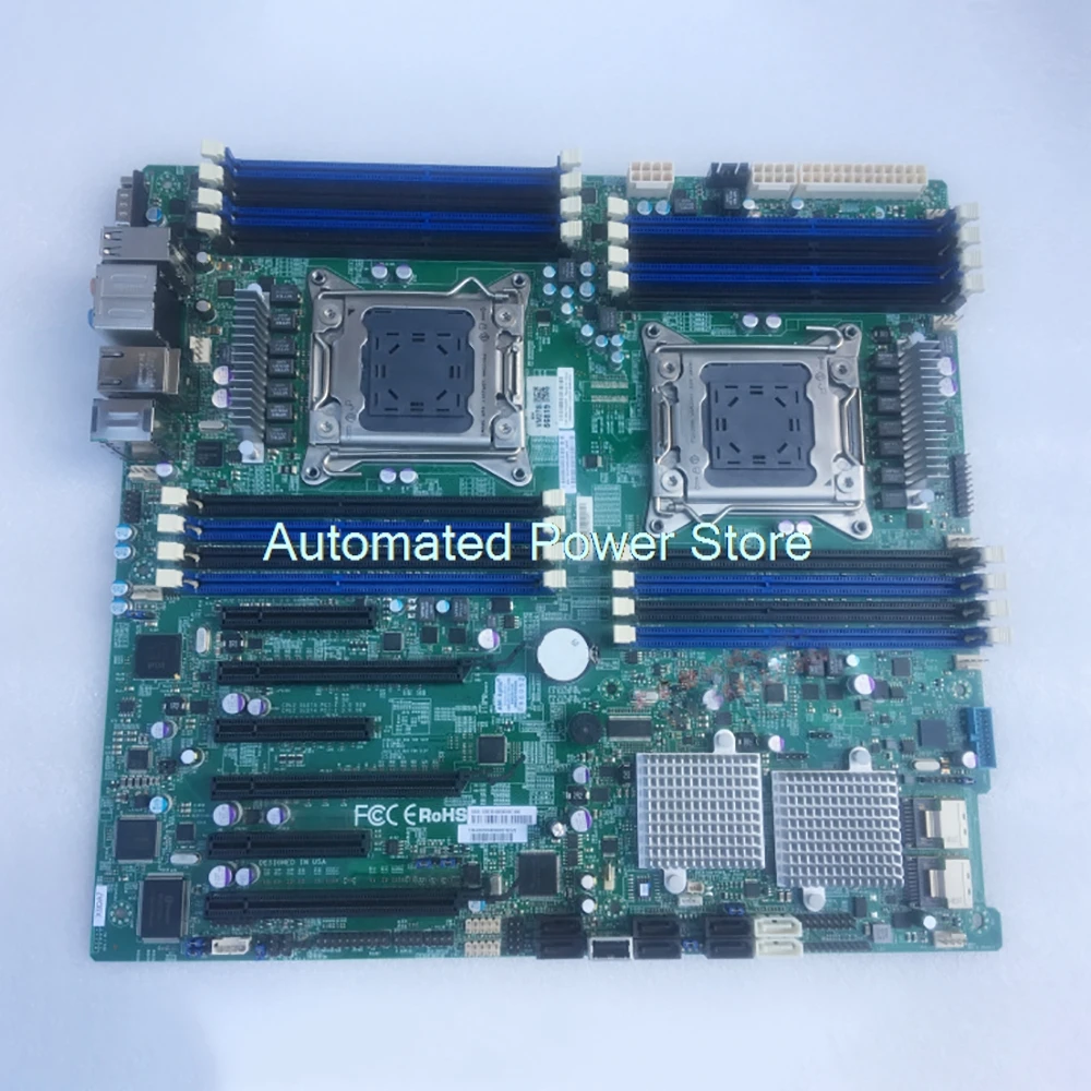 

LGA2011 C602 ECC DDR3 Supports E5-2600 V1/V2 Family X9DA7 Workstation Server Motherboard Dual-Way