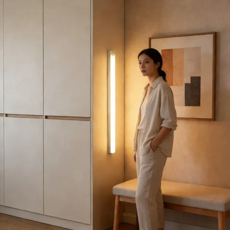 : Luzes sob o armário