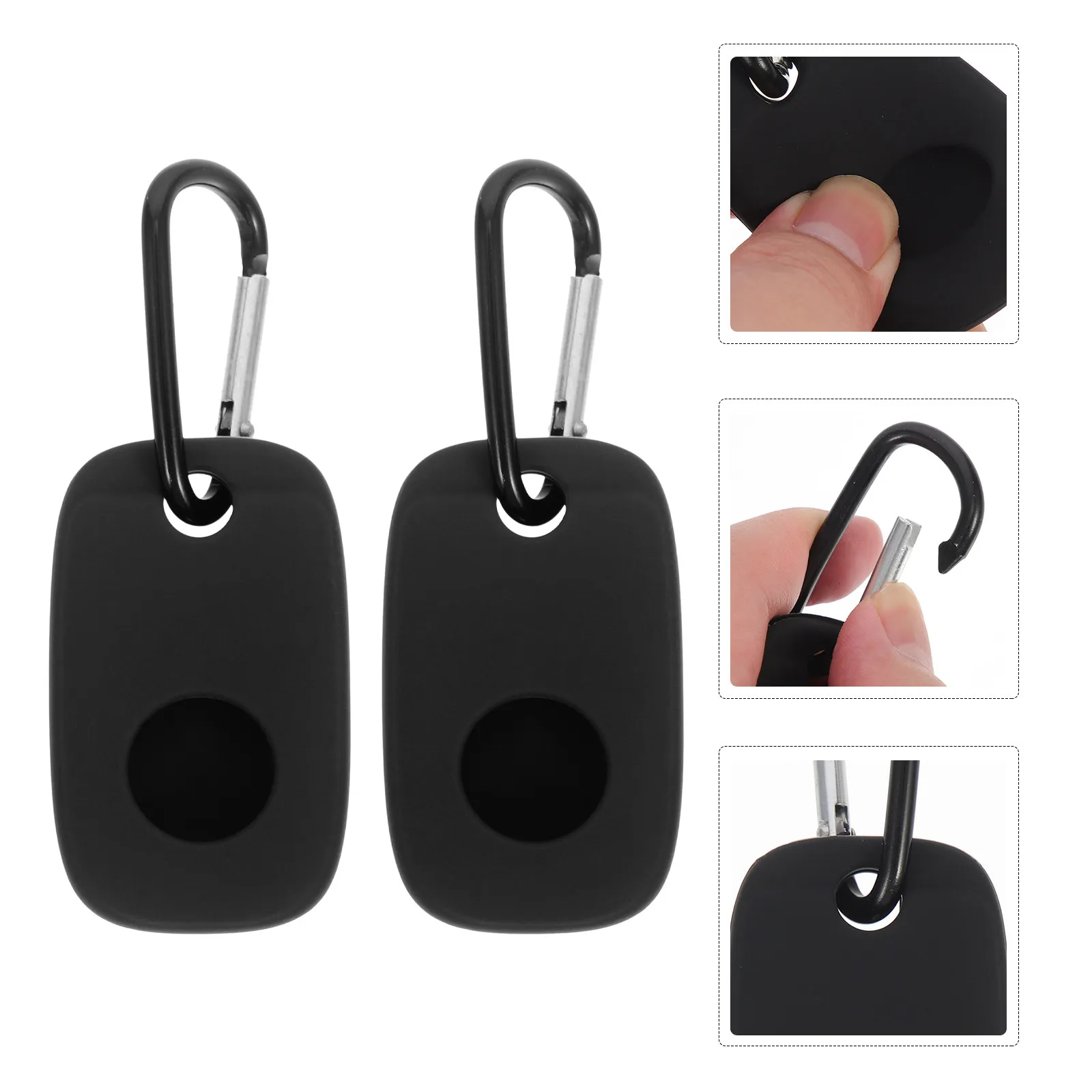 

2Pcs Silicone Tracer Protective Case Reliable Sturdy Material Smooth Texture Lightweight Portable Cover