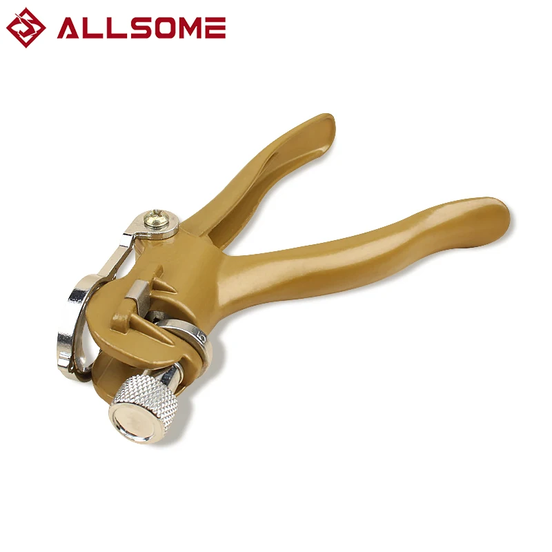 

ALLSOME Sawset Puller Zinc Alloy & Copper Alloy Saw Set Plier Pliers Hand Tools Sawset Puller With Magnifying Glass