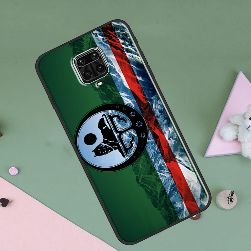 Chechnya Wolf Chechen Flag Funda For Xiaomi Redmi Note 12 Pro 12S 11 Pro 11S 8 9 10 Pro 10S 9S Redmi 12C 9C 10C Case