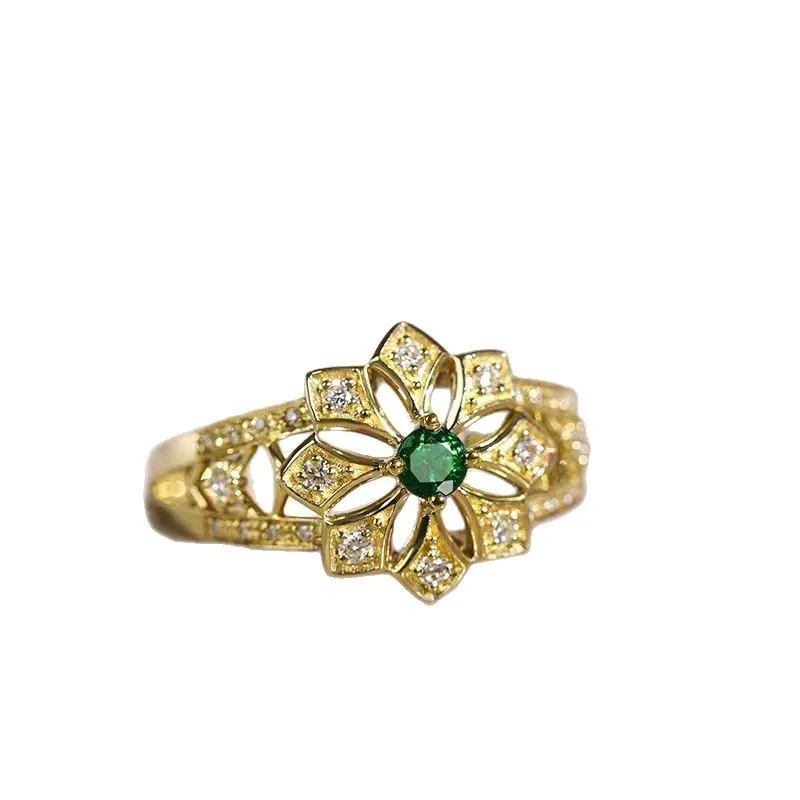 مزاجه هندسي حلقة أنيقة تصميم النمط العرقي الشعور مجوهرات مأدبة فستان مطابقة