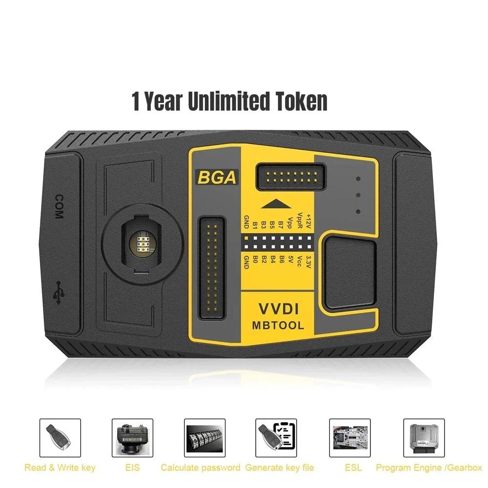 Xhorse VVDI MB BGA TOOL With 1 Year Unlimited /NO Token For Benz Key Programmer For Benz With BGA Calculator Function