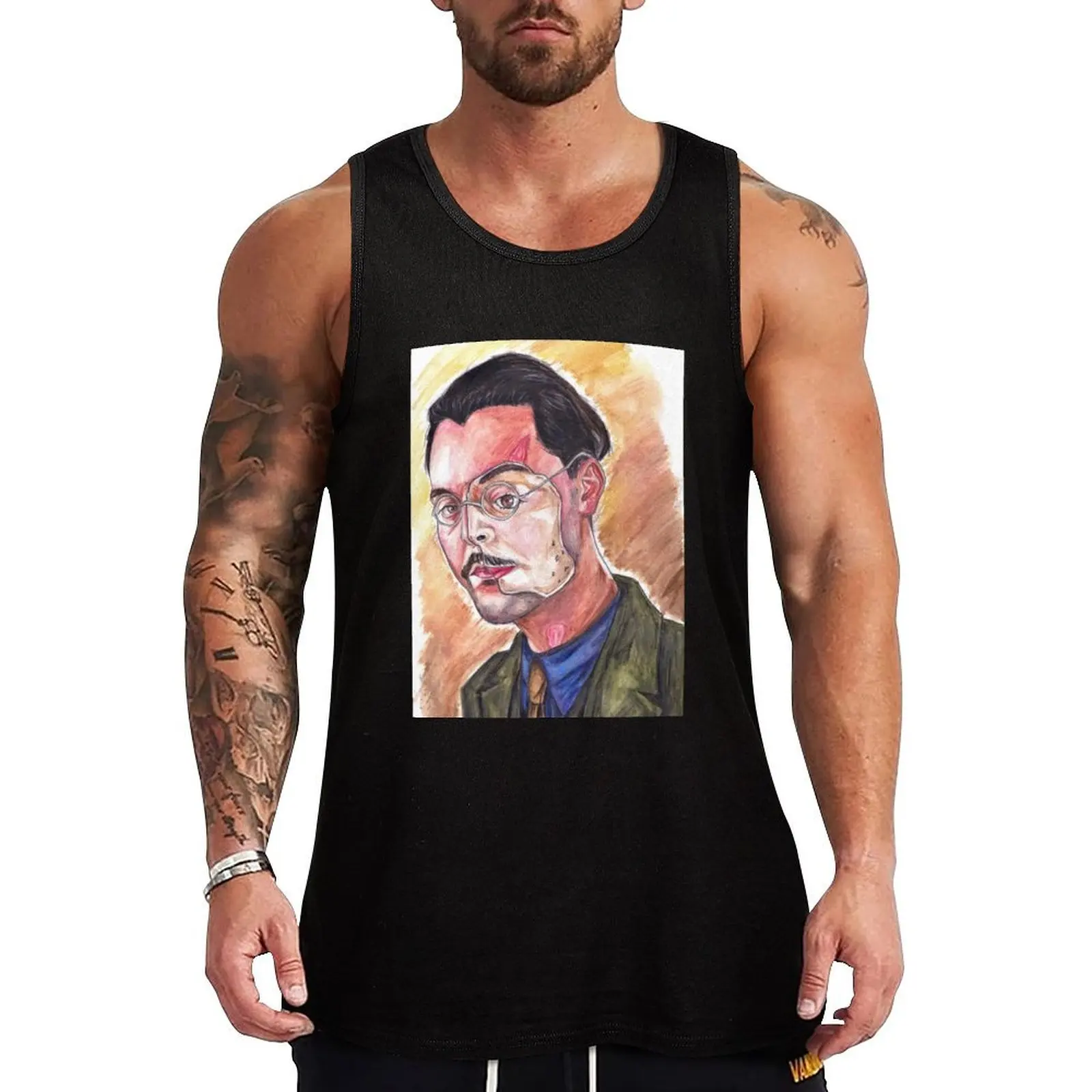 

Richard Harrow: The Tin Woodsman (Boardwalk Empire) Tank Top Top summer gym clothing men Sports clothing Muscle fit