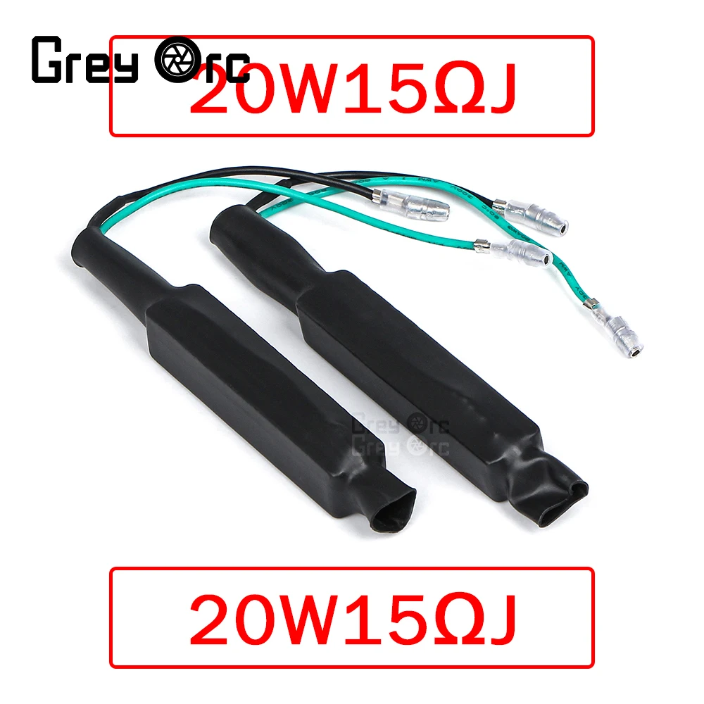 

Motorcycle Resistance Power 20W15ΩJ LED Turn Signal Flash Light Resistor For YAMAHA MT-07 MT-09 MT-10 YZF R3 YZF R6 MT-25 FZ-09