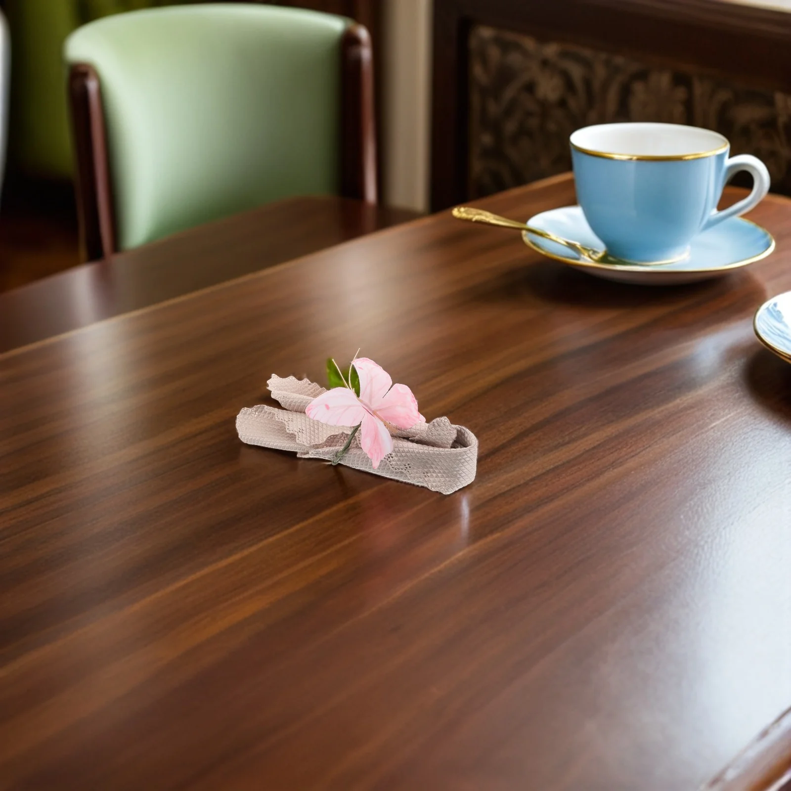 

12Pcs Elegant Butterfly Napkin Rings 3D Decorative Table Holders for Wedding Party Christmas Dinner Decorations