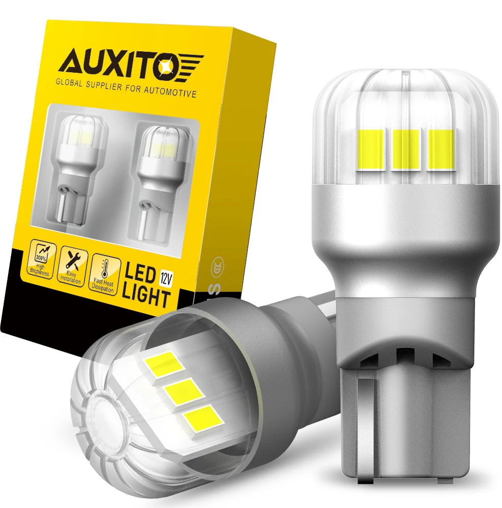 AUXITO-bombilla Led T15 W16W para coche, lámpara de reveración Canbus, 912, 921, 2000LM, 12V, para Kia, Peugeot, Mitsubishi, Subaru, 2 uds.