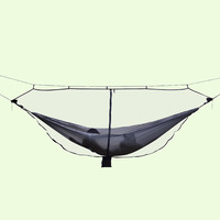 Hammock Mosquito Net Lightweight Camping Single Outdoor Detachable Parachute Fabric Strong Durable Sun Lounging Insect