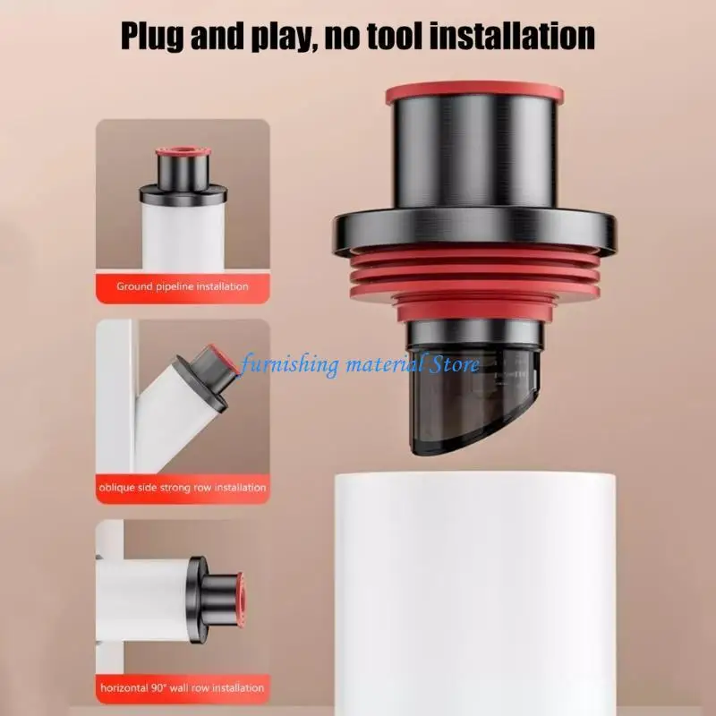 

Y5GD Washer Drain Hose Seal Plug Floor Drain Backflow Preventer AntiOdor Floor Drain Plug Sewer Drain Pipe Deodorant Cover