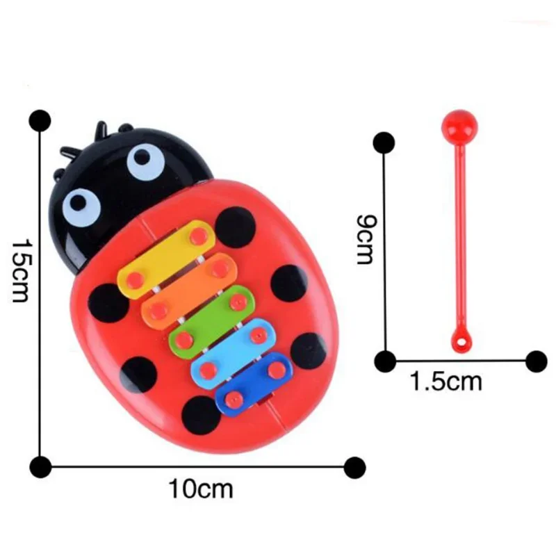 0-3 Years Old Hand Knock Piano Educational Toys Hand Harp Boy Girl Musical Baby Toy 8-Note Xylophone for Children Toddler