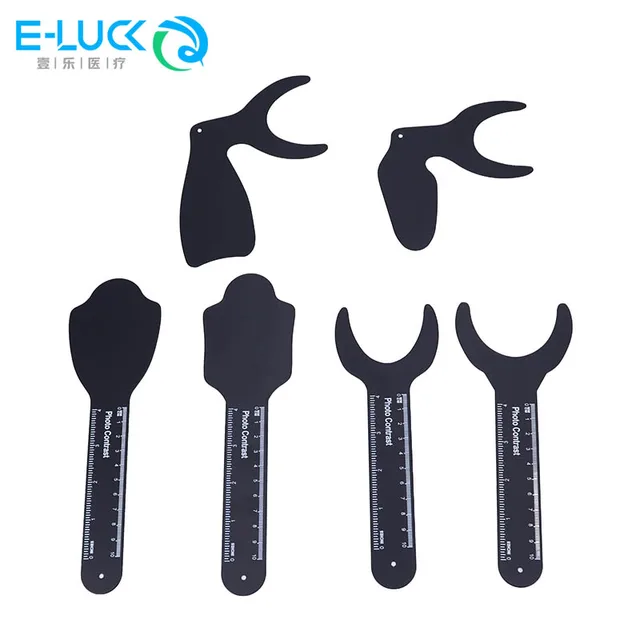 1PCS Dental Orthodontic Black Background Board Photo Contrast Intraoral Tool Black Oral Cheek Plate Photography Contraster