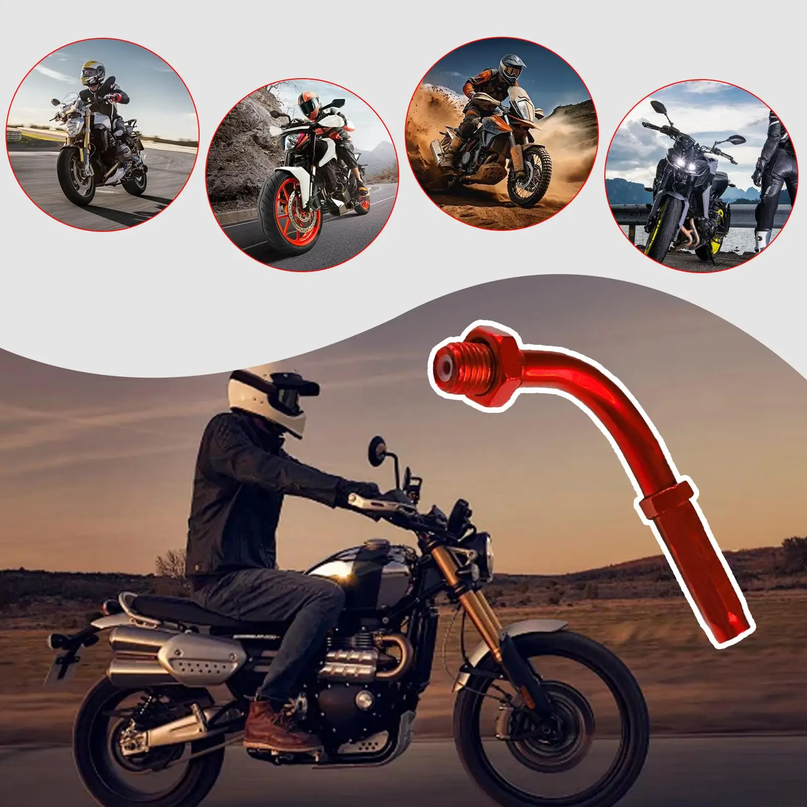 

Aluminum Alloy Motorcycle Throttle and Clutch Cable Adjustable Screw End, 90-Degree Adjustable Throttle Cable Screw End