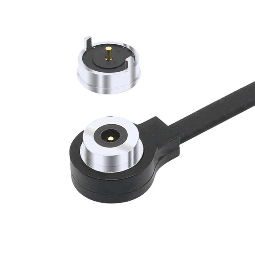 2.8A 12V Magnetic Head Charging Cable with ABS Construction and DC/DC Round Interface for Wearable Devices and Portable Power