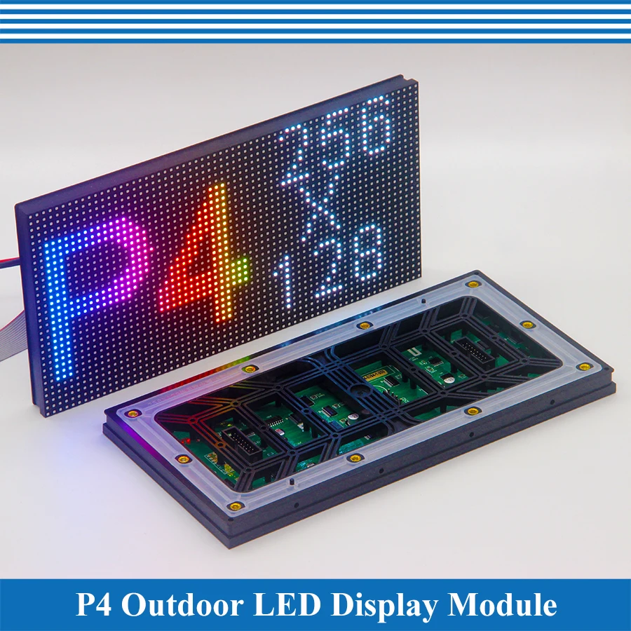 256*128mm Outdoor P4 P8 Full Color LED Display Module
