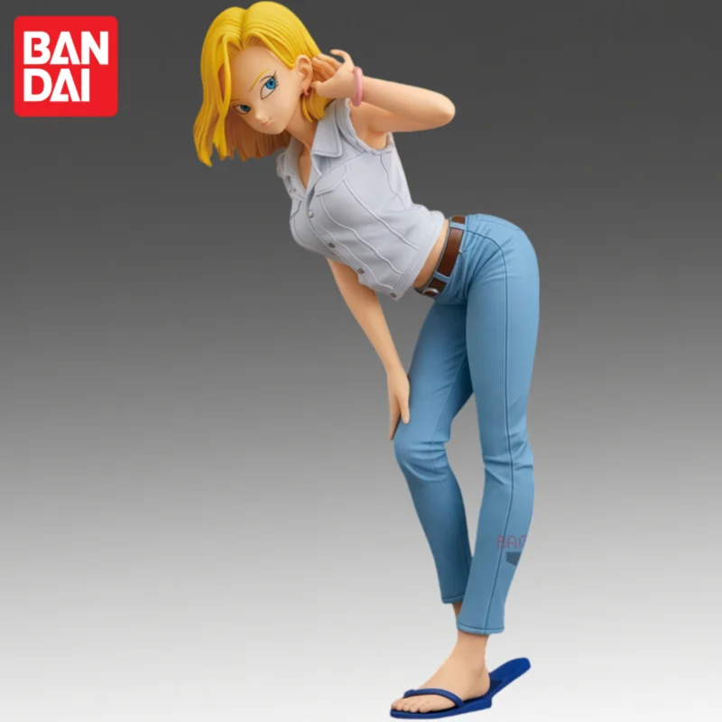 

In Stock Bandai Original Banpresto Dragon Ball Android 18 Action Figure Model Doll Brand New Boxed Garage Ornaments Collectible