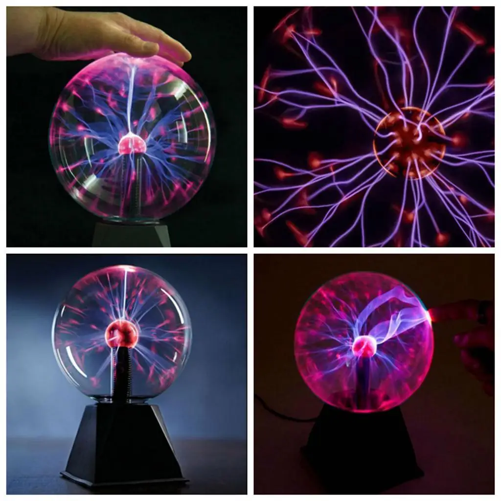 

USB Powered Crystal Ball Glowing Globe Table Lamp for Home Office Party Decor Mood Lighting Decorative Night Light