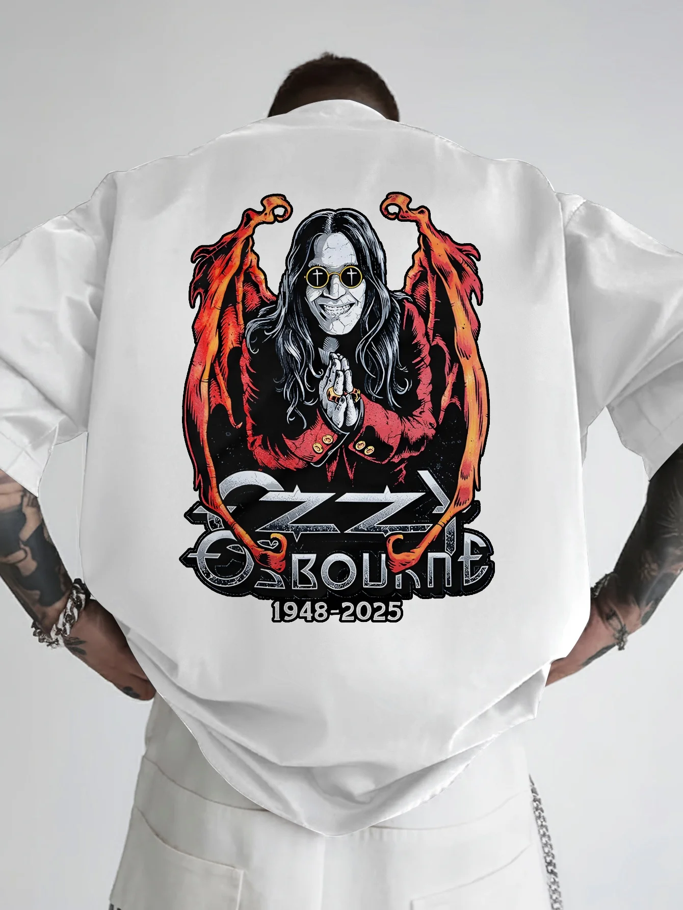 The Latest Men's Pure Cotton T-shirt of 2025 Is Comfortable, Breathable and Of High Quality. It's A Must-have for Festivals