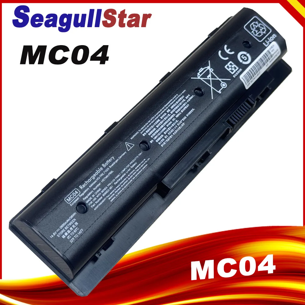 MC06 MC04 Laptop Battery For HP ENVY 17t-n100 M7-n011dx 17t-n000 15-ae100 804073-851 805095-001 806953-851 807231-001 TPN-C123