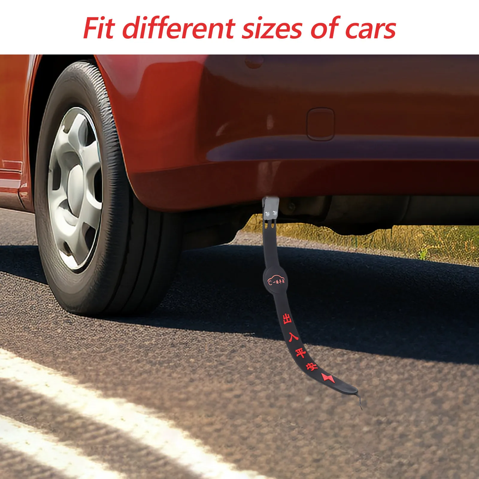 2Pcs Car Static Strap Heavy Duty Silicone Auto Safe Ground Belt Efficient Static Electricity for Comfortable Driving