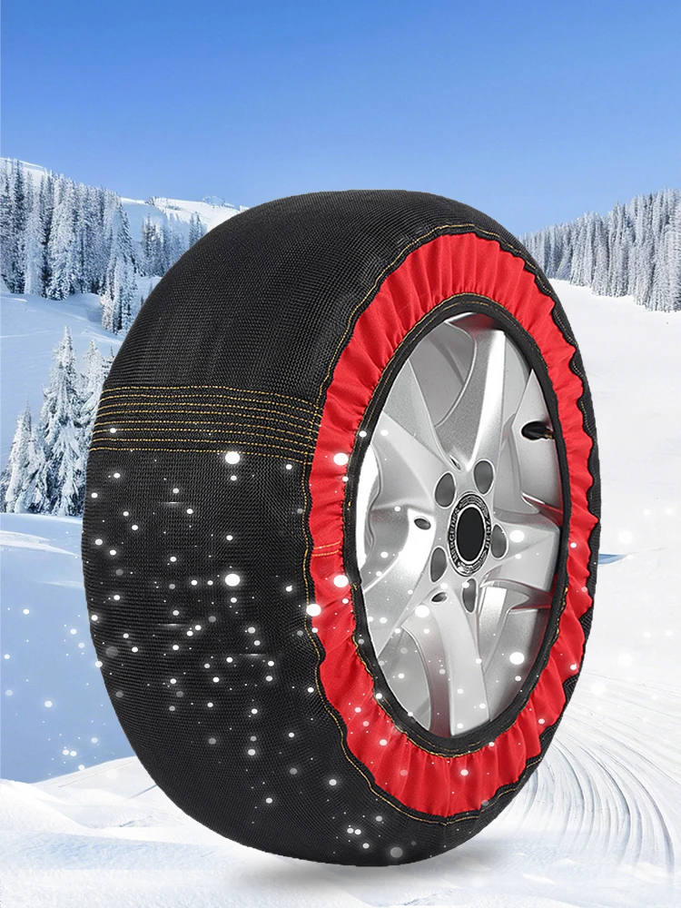 Chaussettes antidérapantes pour pneus de voiture, couverture complète, chaussettes de neige spéciales pour véhicules, housses antidérapantes, housses de Protection des pneus