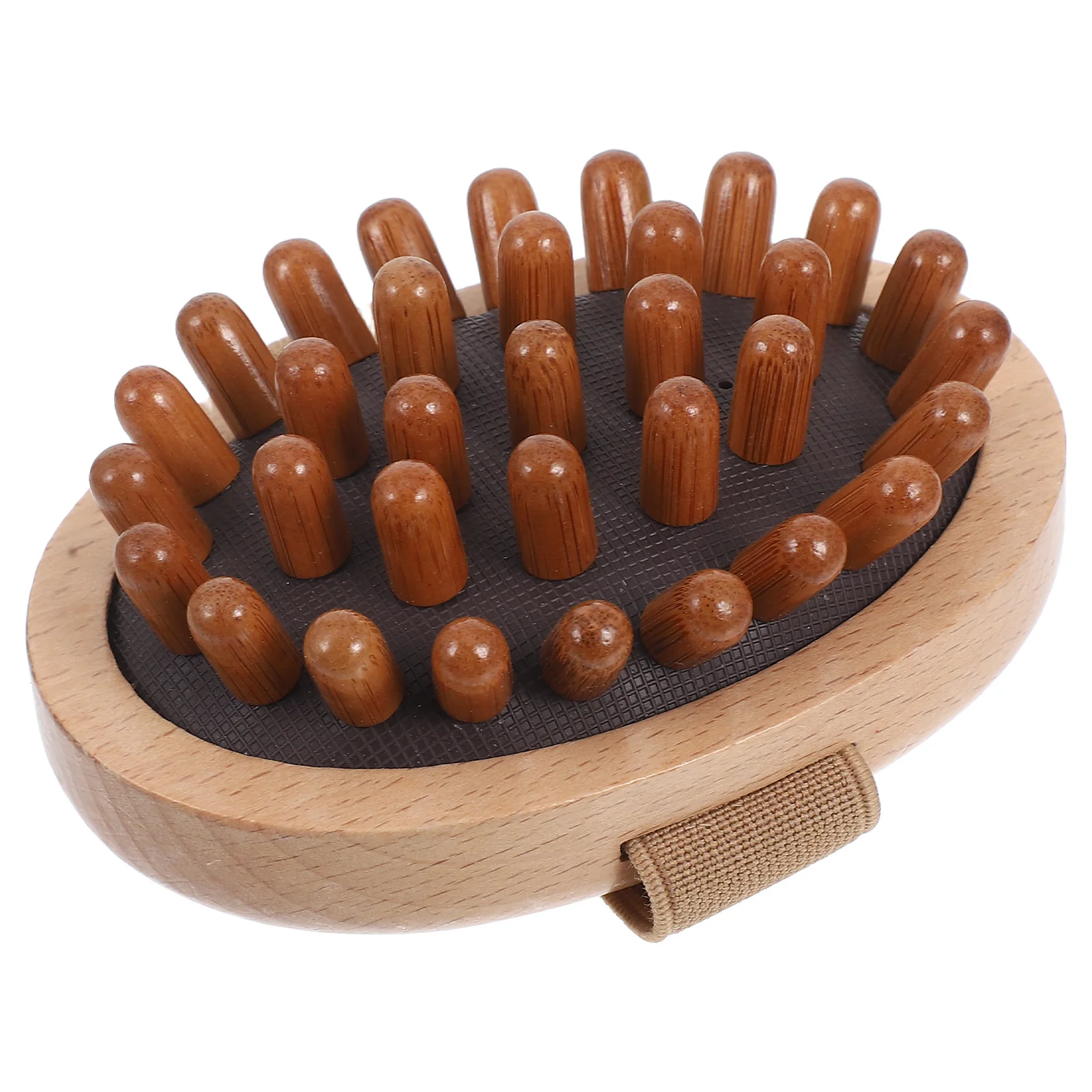 

Деревянная щетка для волос, инструмент для массажа кожи головы, удобная ручка, ручная массажная щетка, портативный массажер для волос, расческа