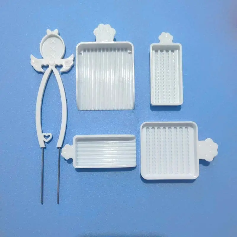 5-teiliges Set 2,6mm Bügelperlen-Arbeitsschale DIY Handgemachtes Bügelperlen-Set Effizientes Polsterwerkzeug Perlenwerkzeug Kunststoffperlen Handwerkzeug – Detail 3