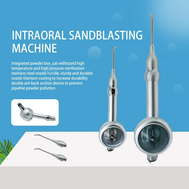 Dental Sandblasting Gun, Air Polishing Jet, Antisucção Higiene, Handpiece Polisher, Ultrasonic Scaler Dicas, 2 Buracos, 4 Buracos