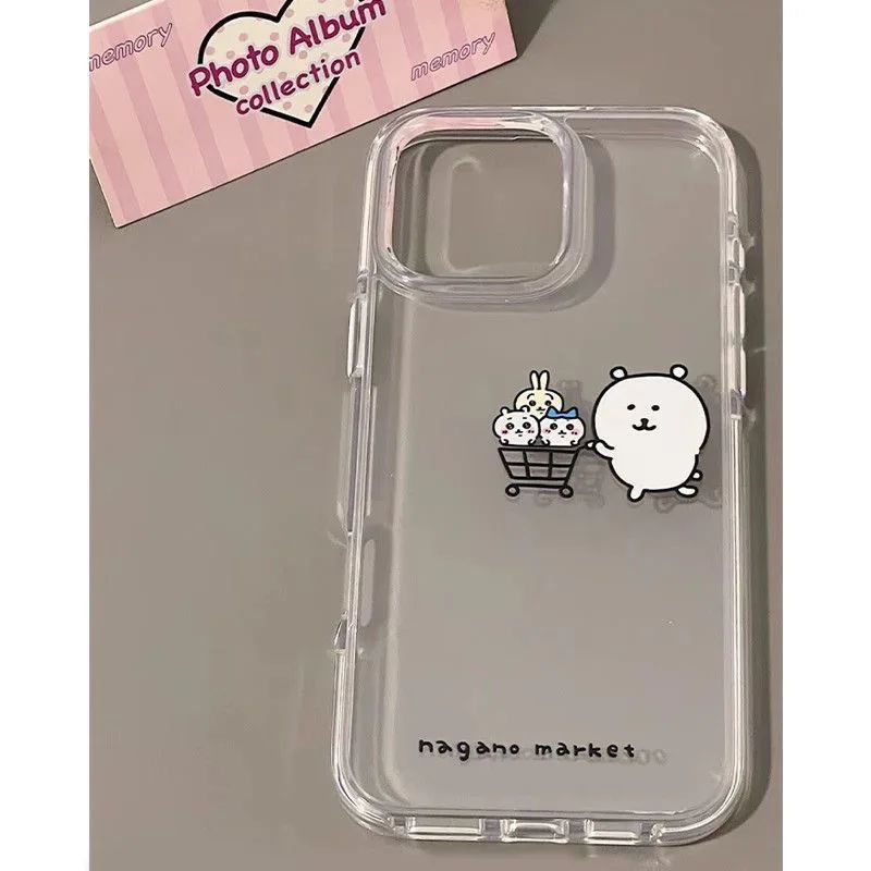 

SEIRASSIM милый противоударный чехол для телефона с рисунком для iphone 16 pro max 15 plus 14 13 11, задняя крышка для iphone 12 pro xr xs x 7 8 se3