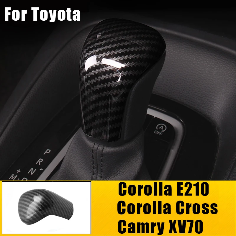 Für Toyota Corolla Kreuz/Corolla E210 Camry XV70 2019 2020 2021 2022 2023 2024 2025 Auto Getriebe Shift Kopf abdeckung Zubehör