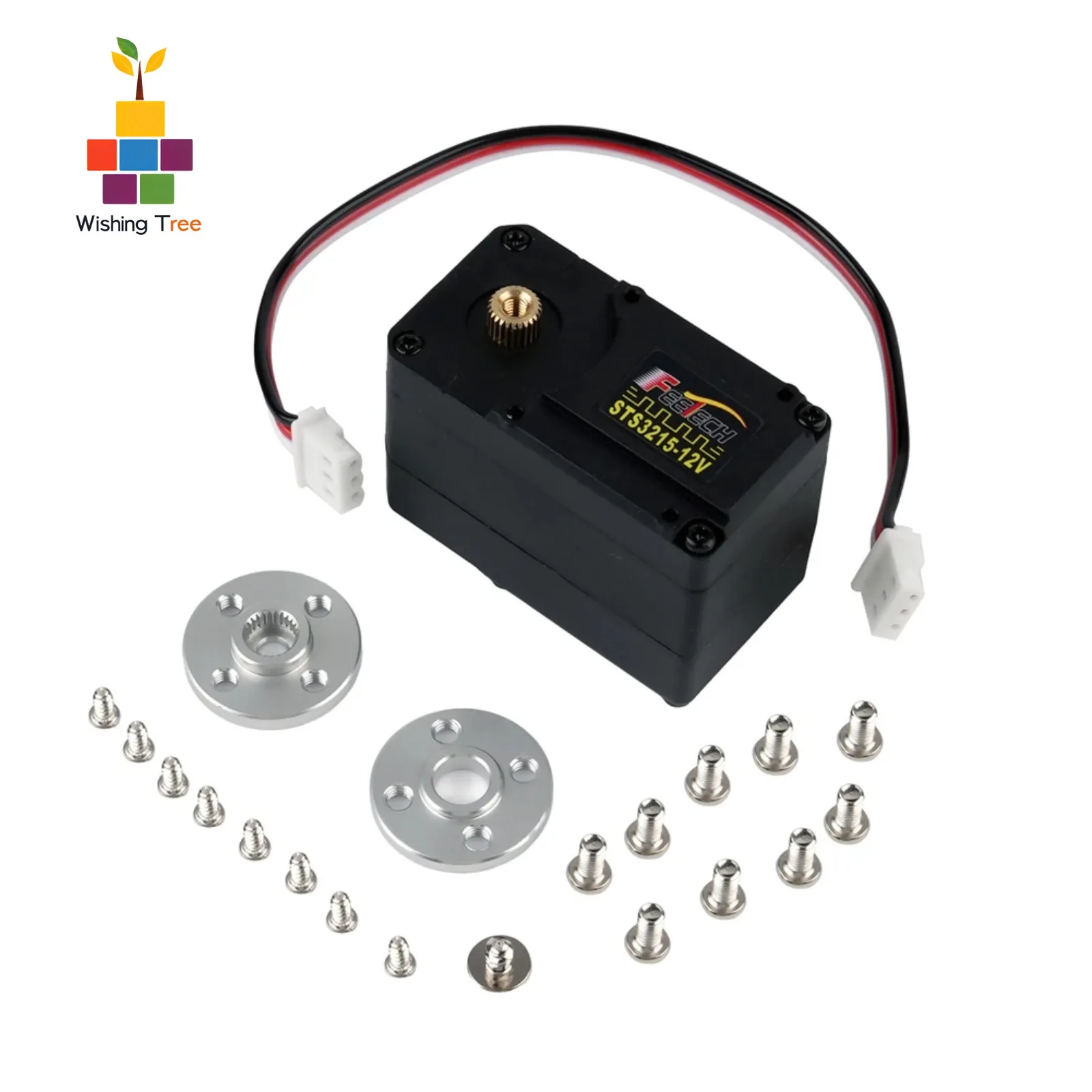 

Feetech STS3215 30kg.cm Smart Robot Servo 12V 360 Degree High Torque TTL Serial Bus Servo for Robotic Arm