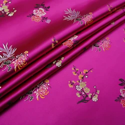 Brocade pattern jacquard fabrics for design sewing clothes cheongsam dress DIY satin Needlework material