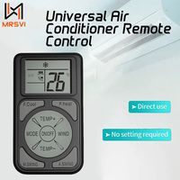 MRSVI Mini Portable Universal A/C Remote Control Q58 Compatible with all major air conditioner brands and models