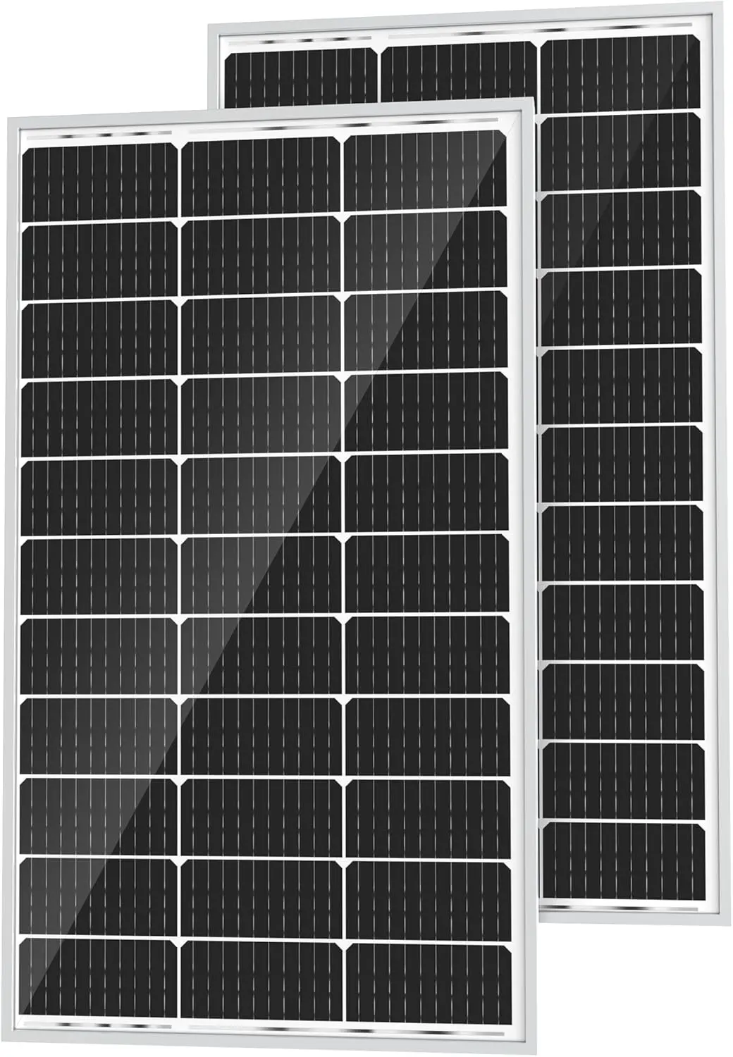 200 Watt Solar Panel 12 Volt, 2PCS 100W Solar Panel High-Efficiency Monocrystalline 200W Solar Panel for Home