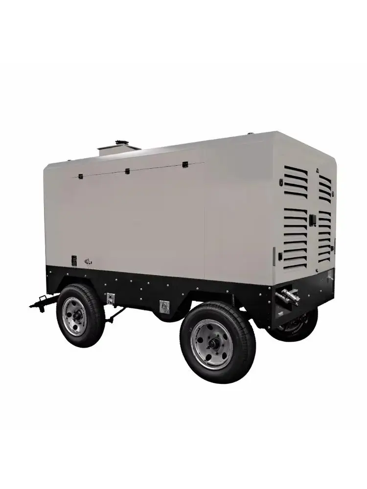 High Quality 0.7Mpa-2.5Mpa 3.2-34m³/min Mobile Mining Piston Diesel Driven Air Compressor Diesel Air Compressor