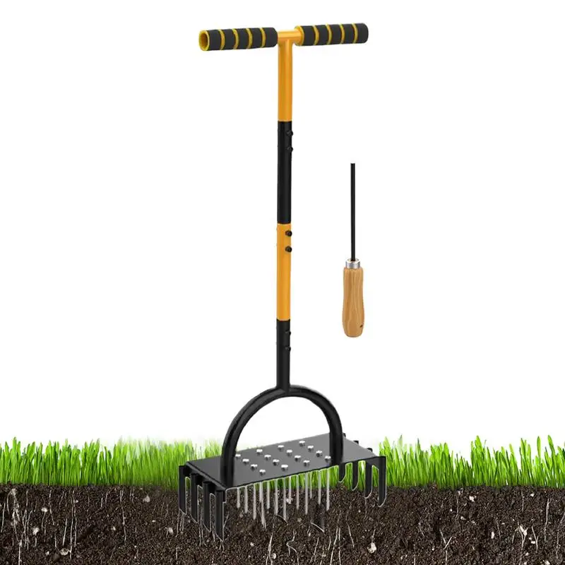 

Аэратор, инструмент для газона, инструмент для аэрации для газона, ручные шипы, перфоратор для рыхления почвы, пробка для отверстий в траве, оборудование для двора, патио