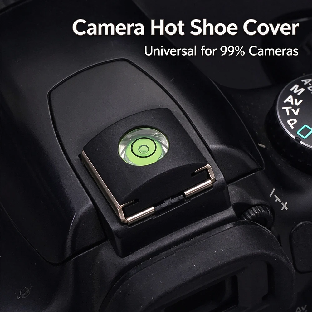 Universal DSLR Cameras Bubble Spirit Level Flash Hot Shoe Cover Cap Protector for Nikon Canon Pentax Casio Fuji XT30 Accessories