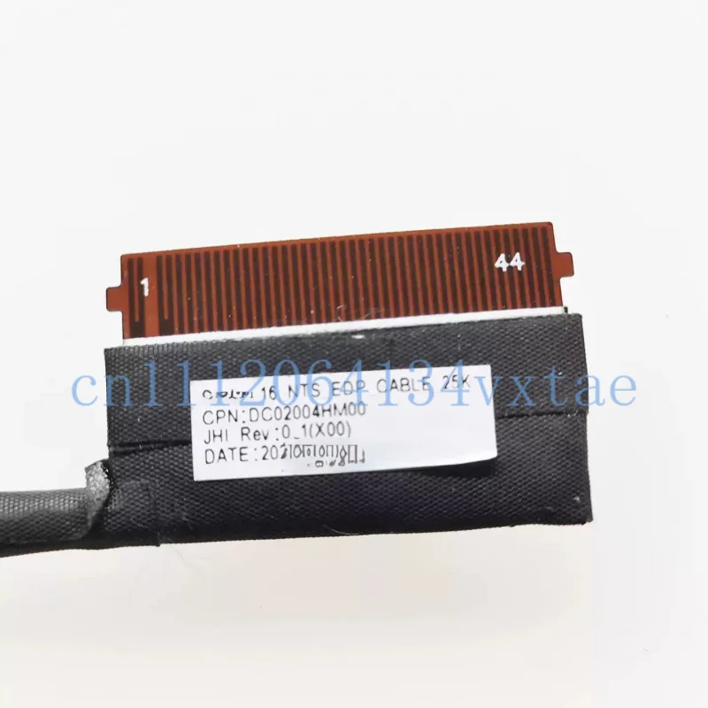 New For Inspiron 16 5640 5645 Laptop KDI61 LCD EDP Cable Lvds Wire Screen Line 120Hz 40Pin DC02004HM00 06X6WV 6X6WV 0.1